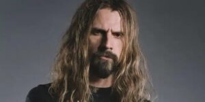 Rob Zombie is looking angry.