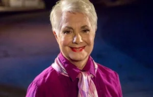 Shirley Jones is laughing.