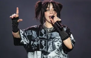 Billie Eilish is singing.