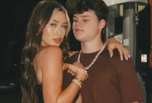 Jack Doherty is hugging the girl.
