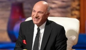 Kevin O'Leary is laughing as he talks.