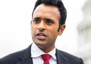 Vivek Ramaswamy is speaking.