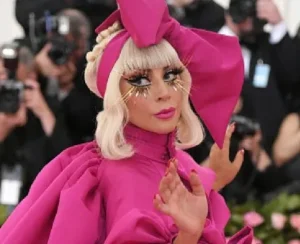 Lady Gaga is wearing traditional clothes.