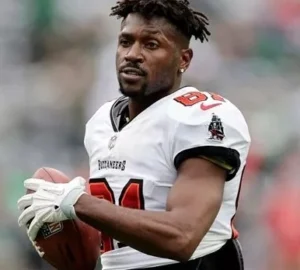 Antonio Brown is playing with the ball.