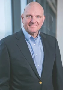 Steve Ballmer is smiling in 2025.